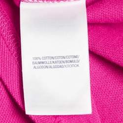 مملوكة مسبقًا Ralph Lauren Kids Preppy Pink Cotton Pique Long Sleeve Polo T-Shirt 6 Yrs 