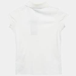 Pre Owned Ralph Lauren Kids White Cotton Polo T-Shirt 3Yrs