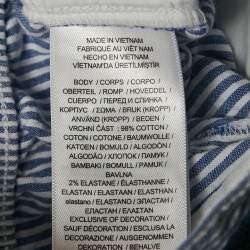 Pre Owned Ralph Lauren Kids Blue Stripe Cotton Shorts 24 M