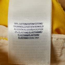 Ralph Lauren Kids Yellow Cotton Skinny Jeans 12 Yrs Waist 26"