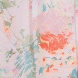 Roberto Cavalli Angels Multicolor Floral Print Silk Dress 10 Yrs 