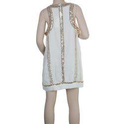 Roberto Cavalli Angels White Sequin Embellished Sleeveless Dress 14 Yrs 