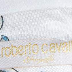 Roberto Cavalli Angels White Leather-Trim Jacket 8 Yrs 
