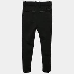 Roberto Cavalli Black Wool Side Trimmed Trousers 6 Yrs