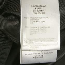 مملوكة مسبقًا بنطلون رسمي من الصوف بلون أسود لصبيان روبرتو كافالي قياس صغير