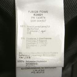 مملوكة مسبقًا بنطلون رسمي من الصوف بلون أسود لصبيان روبرتو كافالي قياس صغير