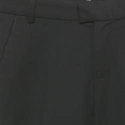 مملوكة مسبقًا بنطلون رسمي من الصوف بلون أسود لصبيان روبرتو كافالي قياس صغير