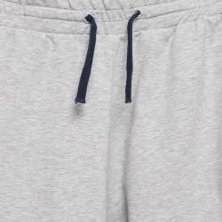 Pre Owned Roberto Cavalli Junior Grey Jersey Jogger Pants L/(16-18 Yrs)