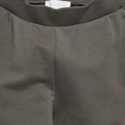 Roberto Cavalli Junior Grey Logo Embroidery Cotton Knit Joggers 8 Yrs