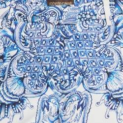 Pre Owned Roberto Cavalli Kids White Printed Cotton Short 10-12 Yrs 