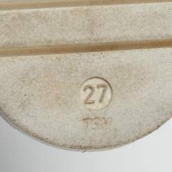 Pre Owned Roberto Cavalli Size 27 Pink Patent Leather Ankle Strap Sandals