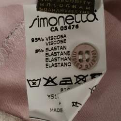 Pre Owned Roberto Cavalli Brown Leopard Jersey Dress 24M