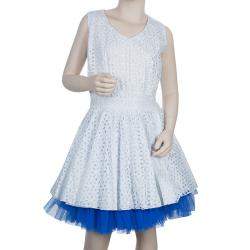 Roma e Tosca Azure Blue Tutu Underskirt 10 Yrs 