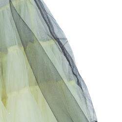 Roma e Tosca Yellow Tulle Overlay Skirt 14 Yrs 