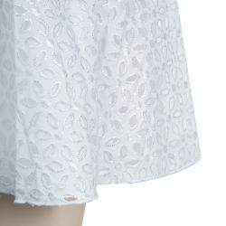 Roma e Tosca White Eyelet Embroidered Sleeveless Dress 12 Yrs 