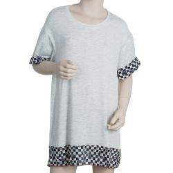 Roma e Tosca Light Grey Melange Printed Trim Dress 12 Yrs 