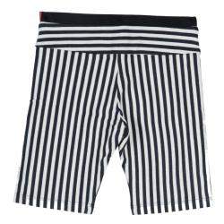 Roma e Tosca Monochrome Striped Capri Leggings 8 Yrs