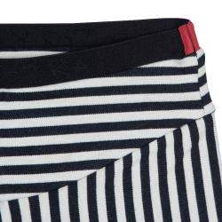 Roma e Tosca Monochrome Striped Capri Leggings 8 Yrs