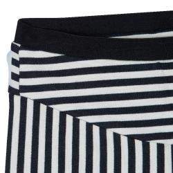 Roma e Tosca Monochrome Striped Capri Leggings 8 Yrs