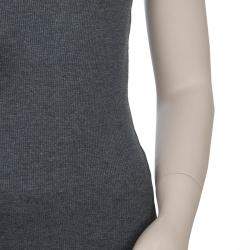Roma e Tosca Grey Melange Sleeveless Tank Top 10 Yrs