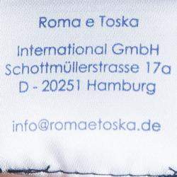 Roma e Tosca Black Contrast Neckline Tshirt 12 Yrs 