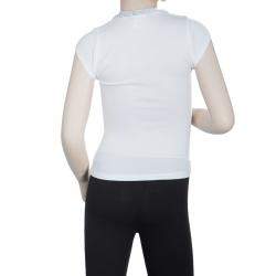 Roma e Tosca White Lace Trim Tshirt 6 Yrs 