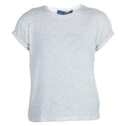 Roma e Tosca Light Grey Melange Tshirt 8 Yrs 