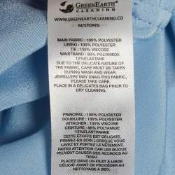 Pre Owned Self-Portrait Kids Blue Petal Lace Tiered Mini Dress 10-12Yrs