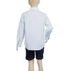 Simonetta Mini White Pinstripe Shirt 7 Yrs 