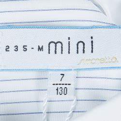 Simonetta Mini White Pinstripe Shirt 7 Yrs 