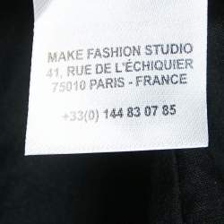 Sonia Rykiel Black Star Print Tulle Ruffled Long Dress 14 Yrs