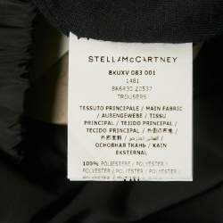 Pre Owned Stella McCartney Kids Black BMC Flame Print Synthetic Joggers 6Yrs