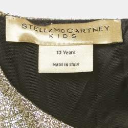 Pre Owned Stella McCartney Kids Metallic Lamé Elisa Jumpsuit 12 Yrs
