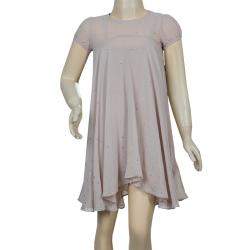 Stella McCartney Kids Beige Crystal Studded Dress 5 Yrs