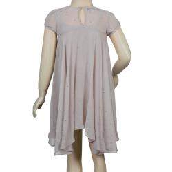 Stella McCartney Kids Beige Crystal Studded Dress 5 Yrs