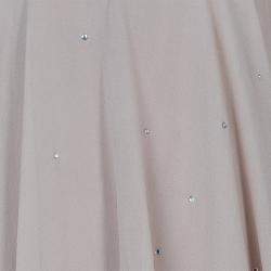 Stella McCartney Kids Beige Crystal Studded Dress 5 Yrs