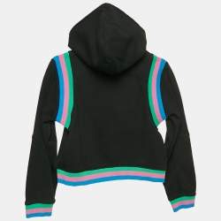 Stella McCartney Navy Blue Cotton Knit Hooded Jacket 12 Yrs 