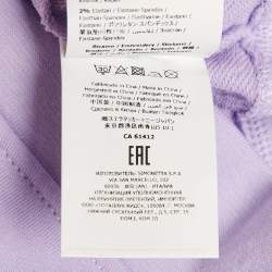 Pre Owned Stella McCartney Kids Purple Start Applique Cotton Tasseled Sweatshirt 12 Yrs