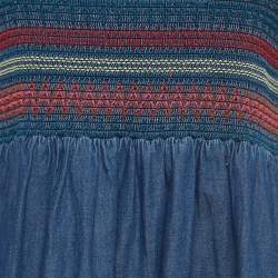 Stella McCartney Blue Smocking Detail Chambray Dress (12 Yrs)