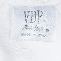 VDP White Embellished Heart Detail Sleeveless Top 8 Yrs 