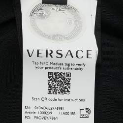 Versace Kids Black Medusa Print Jersey T-Shirt 5 Yrs 