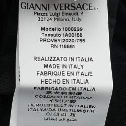Versace Kids Black Medusa Print Jersey T-Shirt 5 Yrs 