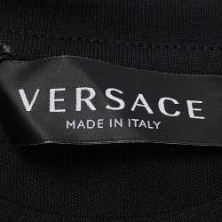 Versace Kids Black Medusa Print Jersey T-Shirt 5 Yrs 