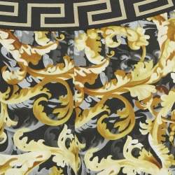 Pre Owned Versace Kids Yellow Barocco Print Cotton Shorts 10Yrs
