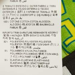 مملوكة مسبقًا Versace Kids Green Logo Print Fleece Shorts 6/9M 