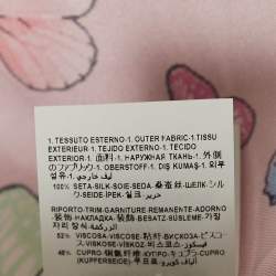 Versace Pink Butterfly Print Silk Trousers 10 Yrs 