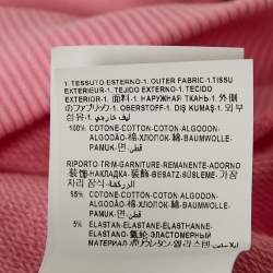 Versace Kids Pink Logo Print Cotton Crewneck Sweatshirt 10 Yrs