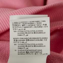 Versace Kids Pink Logo Print Cotton Crewneck Sweatshirt 12 Yrs