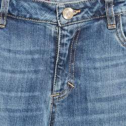 Pre Owned Young Versace Blue Denim Skinny Jeans XXL (16-18 Yrs) Waist 26"