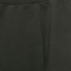 Pre Owned Versace Kids Black Side Print Cotton Jogger Pants 10Yrs